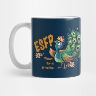 ESFP Performer, Peacock Mug